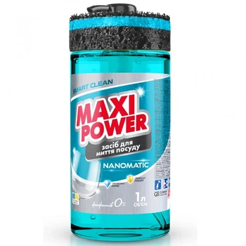 Средство для ручного мытья посуды Maxi Power Nanomatic 1 л (4820204703400) (22841)