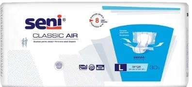 Подгузники для взрослых SENI CLASSIC AIR large 30 шт 5900516800062