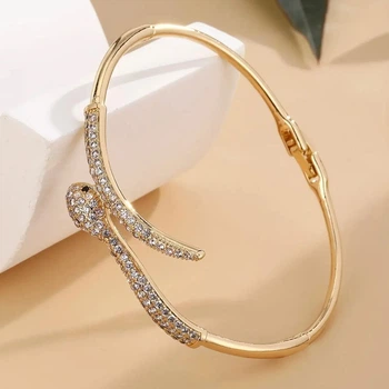 Браслет у стилі Bvlgari «Змія» (Gold)