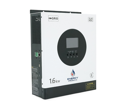 Гибридный инвертор ENERGY PROMAX VM II-1600W-12V, 2000VA/1600W, 12V, ток заряда 16-80А