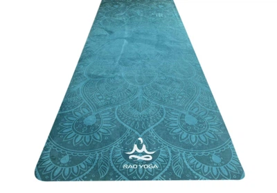 Коврик для йоги замшевый Sitara Mandala Flow RAO 183×68×0.5 см