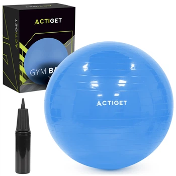 Мяч для фитнеса (фитбол) Actiget 75 см с насосом ACT0147 Blue