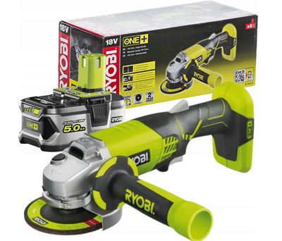 Аккумуляторная шлифовальная машина Ryobi ONE+ 18V 115 мм