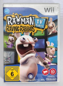 Rayman Raving Rabbids TV Party, Б/У,&nbsp;английская версия - диск Nintendo Wii