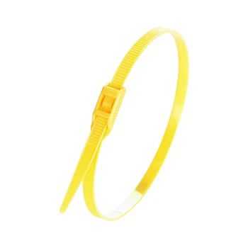 Стяжка Apro CTLC-1018 8*400 мм желтая 100 шт