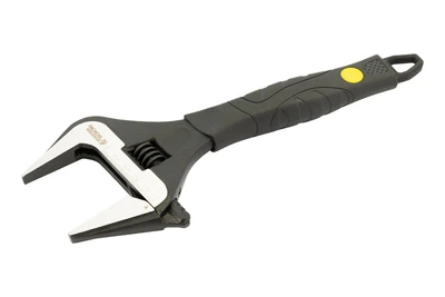 Ключ разводной Mastertool 250 мм 0-50 мм тонкие губки CrV рукоятка с TPR накладкой 76-0323