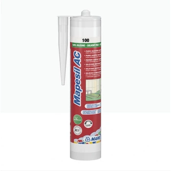 Герметик силиконовый Mapei MAPESIL AC 310 мл №100 белый (000020197)