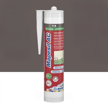 Герметик силіконовий Mapei MAPESIL AC 310 мл №114 антрацит (000023348)