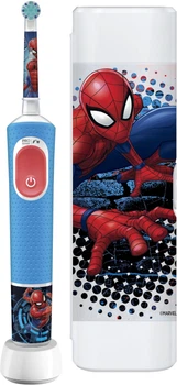 Дитяча електрична зубна щітка Oral-B Pro D103 Kids Spiderman + Футляр (8006540773567)