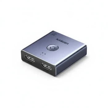 HDMI-перемикач Ugreen HDMI Switch двонаправлений 2.0 4K 60Hz, 2K 144Hz, 1080P 240Hz Grey (AW501)