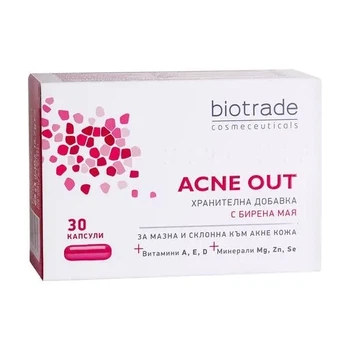 Витаминно-минеральный комплекс Biotrade Acne Out 30 капсул