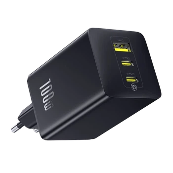 Мережевий зарядний пристрій Baseus EnerFill FE11 Fast Charger 100W PD 3.0 + QC 3.0/4.0 Black (P10182102123-00)