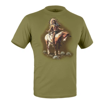 Футболка с рисунком Chief L Olive Drab