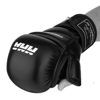 Перчатки для MMA Active Point искусственная кожа XL черные