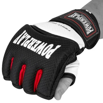 Рукавиці Active Point для MMA штучна шкіра L чорні-білі