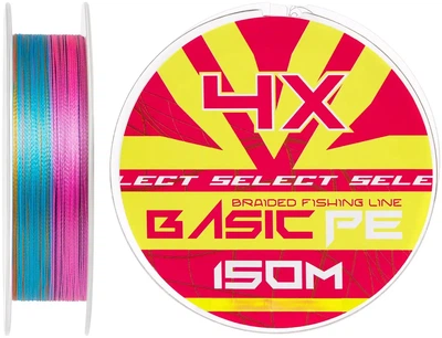 Шнур Select Basic PE Multicolor 150m 0.26mm 20.8kg