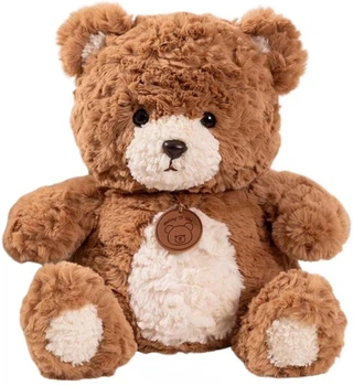 Maskotka LeanToys Miś z medalionem 25 cm 22368 (5905991047247)