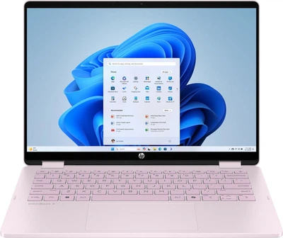 HP OmniBook 5 Flip x360 14-fp0032ua 14"2K IPS Ts,300n/Core3-100U/8Gb/SSD512Gb/IntGr/DOS/Рожевий (C9RR7EA)