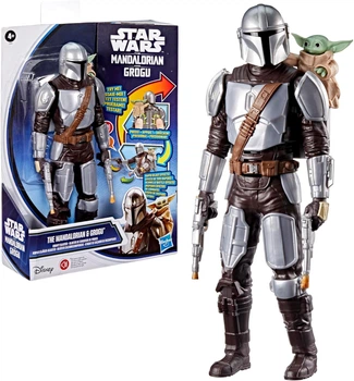 Інтерактивна Фігурка Мандалорець та Грогу Зоряні Війни Star Wars Mandalorian and Grogu Hasbro G2842