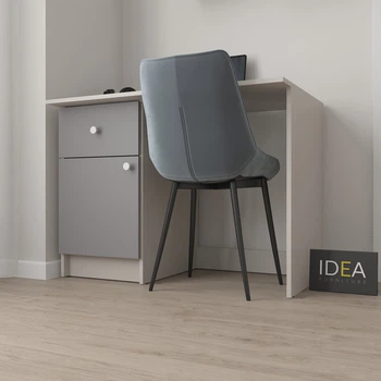 Стіл письмовий IDEA 100см Д-103 Кашемір/Сірий шифер
