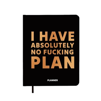 Планер «I HAVE ABSOLUTELY NO PLAN» черный