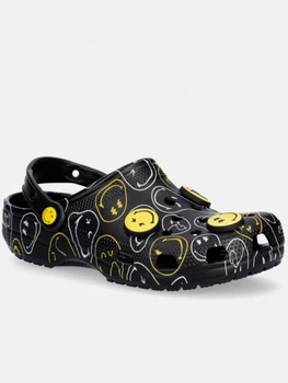 Шльопанці Crocs Smiley Classic Clog Чорний, 44