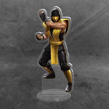 Акриловая коллекционная фигурка Мортал комбат Mortal Kombat Скорпион 1 15 см