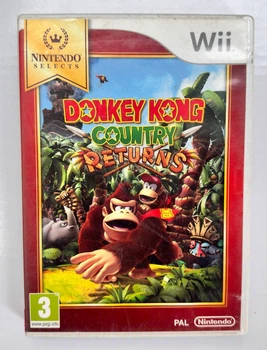 Диск Nintendo Wii - Donkey Kong Country Returns Nintendo Selects, английская версия, Б/У