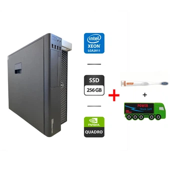 Рабочая станция Dell Precision T5600 Tower / 2x Intel Xeon E5-2690 (8 (16) ядер по 2.9 - 3.8 GHz) / 64 GB DDR3 / 256 GB SSD / nVidia Quadro M2000, 4 GB GDDR5, 128-bit б/у + Подарок Зубная щетка Colgate Connect M1 + Павербанк Power Truck