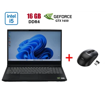 Ігровий ноутбук Б-клас EVOO EG-LP10-BK20J03093 / 15.6" (1920x1080) IPS / Intel Core i5-10300H (4 (8) ядра по 2.5 - 4.5 GHz) / 16 GB DDR4 / 480 GB SSD / nVidia GeForce GTX 1650, 4 GB GDDR5, 128-bit / WebCam б/в + Подарунок Бездротова миша HOCO GM28