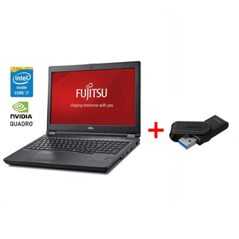 Мобільна робоча станція Fujitsu Celsius H780 / 15.6" (1920x1080) IPS / Intel Core i7-8750H (6 (12) ядер по 2.2 - 4.1 GHz) / 32 GB DDR4 / 512 GB SSD / nVidia Quadro P2000, 4 GB GDDR5, 128-bit / WebCam / Win 10 Pro б/в + Подарунок Флеш-накопичувач 64GB