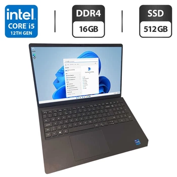 Ультрабук Dell Vostro 3520 / 15.6" (1920x1080) IPS / Intel Core i5-1235U (10 (12) ядер по 3.3 - 4.4 GHz) / 16 GB DDR4 / 512 GB SSD / Intel Iris Xe Graphics / WebCam б/у