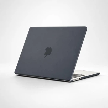 Чехол-накладка HardShell Case для MacBook Air 15.3" M2/M3/M4/M5 2023-2026 A2941/A3114/A3241/A3448 матовый черный Black