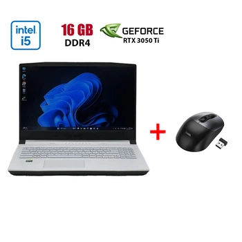 Игровой ноутбук Б-класс MSI Sword 15 A11UD-001US / 15.6" (1920x1080) IPS / Intel Core i5-11400H (6 (12) ядер по 2.7 - 4.5 GHz) / 16 GB DDR4 / 480 GB SSD / nVidia GeForce RTX 3050 Ti, 4 GB GDDR6, 128-bit / WebCam б/у + Подарок Беспроводная мышь HOCO GM28