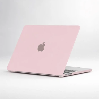 Чохол-накладка для MacBook Air 13.6" M2/M3/M4/M5 2022–2026 A2681/A3113/A3240/A3449 твердий пластиковий захисний кейс Pink Sand матовой рожевий