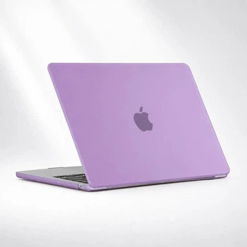 Чехол-накладка HardShell Case для MacBook Air 15.3" M2/M3/M4/M5 2023-2026 A2941/A3114/A3241/A3448 матовый фиолетовый Purple