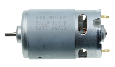 Двигун шуруповерта 12В (12V) (D37мм, L75мм, вал D3,2мм, шліц) арт.шур156