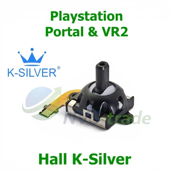 Правый стик джойстик SONY Playstation Portal, PS VR2 HALL K-Silver (3D механизм аналога)