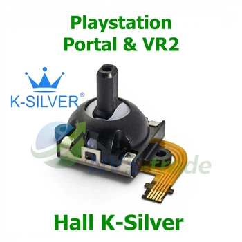 Левый стик джойстик SONY Playstation Portal, PS VR2 HALL K-Silver (3D механизм аналога)
