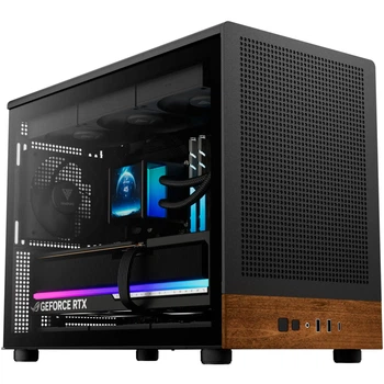 Корпус Gamdias Athena M4M Wood Black (4711514503784)
