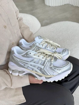 Женские кроссовки Asics Gel-Kayano 14 Серебряный