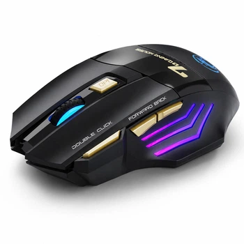 Бездротова ігрова миша iMICE GW-X7 Bluetooth 2.4G RGB тихі кнопки
