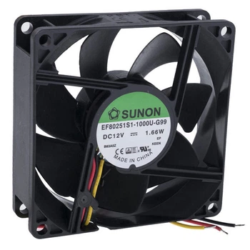 Вентилятор 80x80x25, 12V, (EF80251S1-G99-A) - 352616