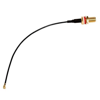 Пігтейл MikroTik ACSMAUFL, 0.15 м., Чорний - 378497
