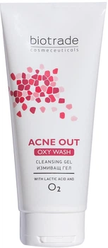 Гель Кисневое умывание для жирной и проблемной кожи Biotrade Acne Out Oxy Wash Cleansing Gel For Face 50 мл