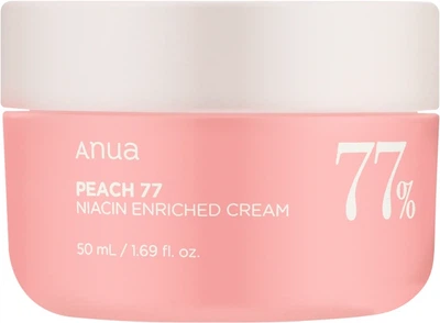 Осветительный крем с экстрактом персика и ниацинамидом Anua Peach 77 Niacin Enriched Cream, 50 мл