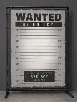 Баннер "Wanted" размер 200х140 см. С люверсами.