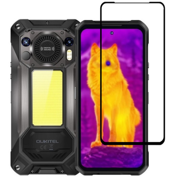 Защитное стекло LUX для Oukitel WP61 / WP61 Plus / WP61 Ultra / TI полная проклейка черный