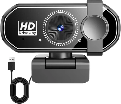 Веб-камера Full HD 1040p Drive Joy с микрофоном, USB веб камера для компьютера и ноутбука, компьютерная камера для - Б/У