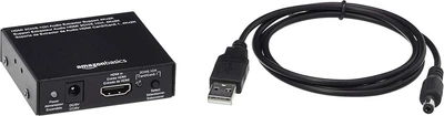 Аудіо-екстрактор Amazon Basics HDMI to HDMI + Audio (SPDIF + RCA Stereo) Converter, 4K 30Hz - Б/В